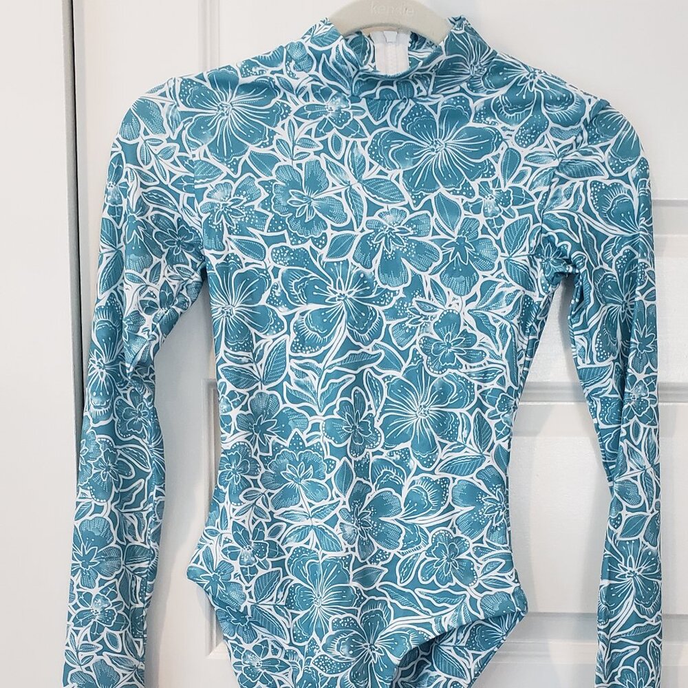 NWT: Citrine Swim Riley Floral One Piece Sizes: Small, Med, Lg